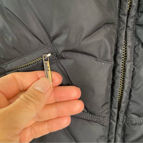 Add Goose Down Black Puffer Vest Size 12 - Picture 4 of 11